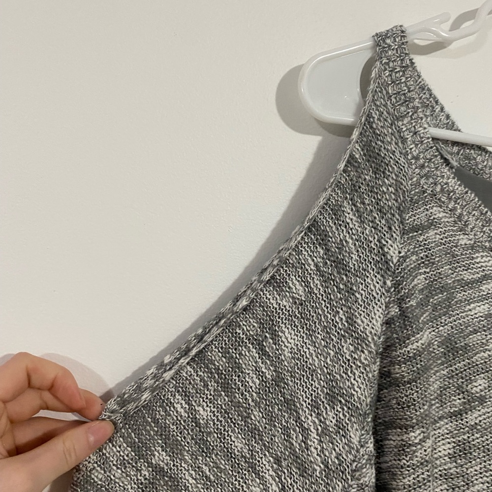 Torrid Marled Cold Shoulder Pullover Sweater - image 8